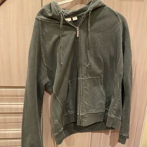 Gorgeous Ivy Green Casual Zip-up